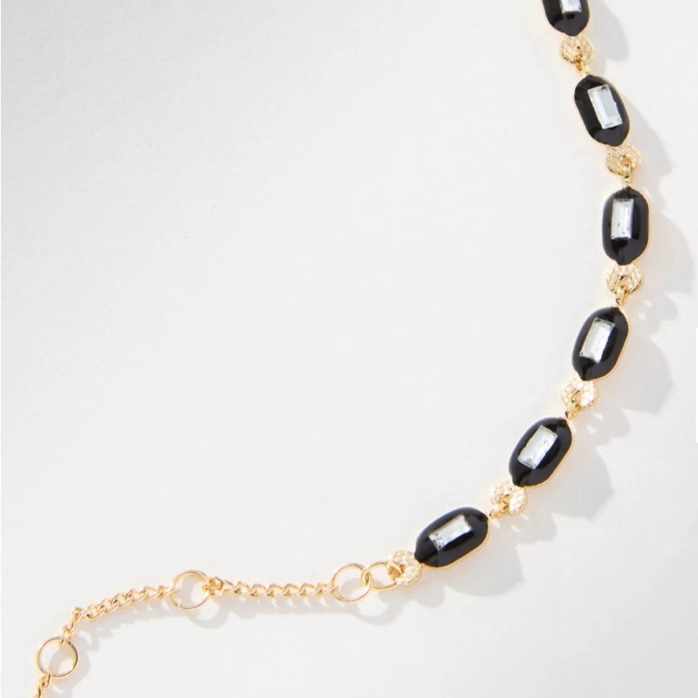 Anthropologie Linked Crystal Bracelet